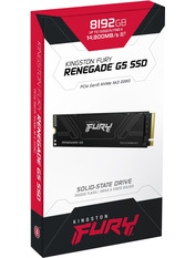 SSD накопичувач Kingston FURY Renegade G5 M.2 2280 8 ТБ 8TB PCI Express 5.0 x4 (SFYR2D/8T1)