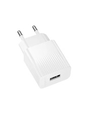 Мережевий зарядний пристрій Borofone BAS71A (1 USB-A) 10,5W White 1 USB-A 10.5 Відсутній White