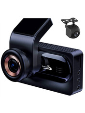 Автомобільний відеореєстратор Aspiring AT360 Dual 2x Cam GPS Black (AT4G35D1)