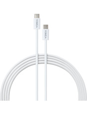 Кабель синхронізації Vinga Type-C to Type-C White 1 100W 1m White (VCDCCCM251)