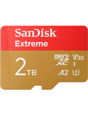 Карта пам'яті SanDisk Extreme 2 ТБ Так UHS-I U3 microSDXC 2TB UHS-I U3 + SD-adapter (SDSQXAV-2T00-GN6MA)