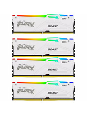 Оперативна пам’ять Kingston Fury Beast RGB DDR5 128GB (kit 4*32GB) 5600MHz (KF556C40BWAK4-128) 128 4 5600