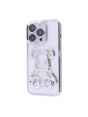 Чохол Shining Bear Case для Apple iPhone 15 Pro Silver Silver (6913847205)
