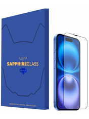 Захисне скло iLera Sapphire Ultra with Glass для Apple iPhone 16 Pro/17 BOX Глянсова глянсове (ILSPDL16PR) Black