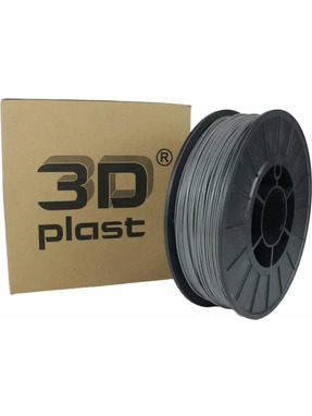 Філамент 3Dplast PLA 1,75mm 0,85kg Gray (3DPLA17508GRE)