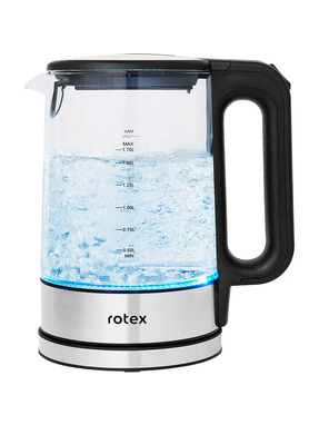 Електрочайник Rotex RKT84 Black (RKT84-GS)