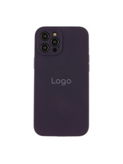Чохол Silicone Case Full Size with Frame для Apple iPhone 12 Pro Elderberry Elderberry (6927401853)
