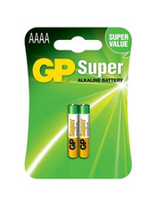 Батарейка GP Super Alkaline AAAA Alkaline 2 2шт (GP25A-2U2)