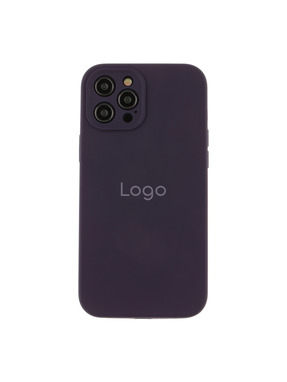 Чохол Silicone Case Full Size with Frame для Apple iPhone 12 Pro Elderberry (6927401853)