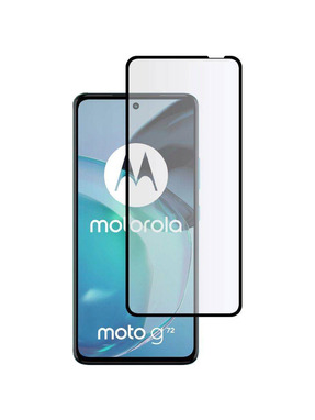 Захисне скло PowerPlant Full Screen для Motorola Moto G72 глянсове (GL602749) Black