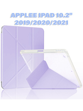 Чохол BeCover Ultra Slim Origami Transparent Apple iPad 10.2 2019/2020/2021 Purple (711101)