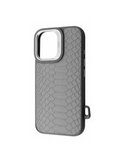 Чохол UAG Copy Snake Pattern with Magnetic Ring для Apple iPhone 16 Light Gray Light Gray (6938145027)