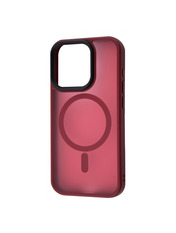 Чохол Wave Matte Insane Case MagSafe для Apple iPhone 15 Dark Red