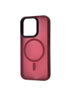 Чохол Wave Matte Insane Case MagSafe для Apple iPhone 15 Dark Red