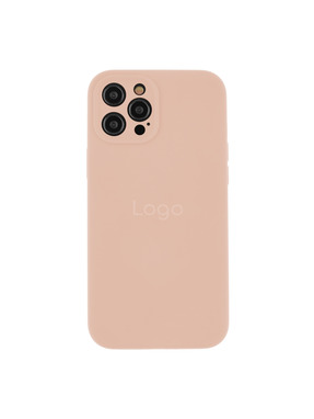Чохол Silicone Case Full Size with Frame для Apple iPhone 12 Pro Pink Sand (6981532047)