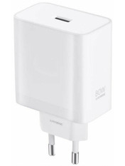 Мережевий зарядний пристрій Oppo SUPERVOOC 80 (1 USB-A) 80W White (VCB8OAEH) Відсутній 1 USB-A White
