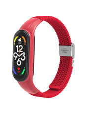 ArmorStandart Braided Solo Loop Mi Band 4/5/6/7 Червоний Red (ARM69907)