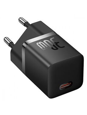 Мережевий зарядний пристрій Baseus GaN5 (1 USB-C) 30W Black (CCGN070401)