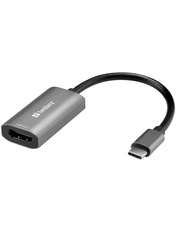 Відео адаптер Sandberg Type-C to HDMI (F) Gray Standard (Standard) Gray