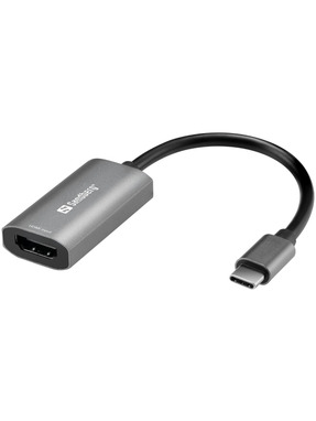 Відео адаптер Sandberg Type-C to HDMI (F) (Standard) Gray