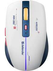 Мишка Defender MM-282 White/Blue