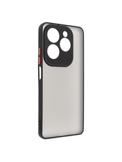Чохол ArmorStandart Frosted Matte для Tecno Spark 20 Pro Black Black (ARM74395)