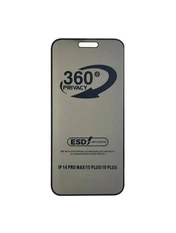 Захисне скло Privacy для iPhone 14 Pro Max / 15 Plus / 16 Plus антишпигун