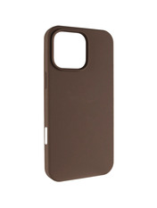 Чохол Silicone Case (AA) NO LOGO with MagSafe для Apple iPhone 17 Pro Max Brown Brown (6940723815)