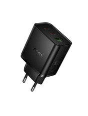 Мережевий зарядний пристрій Hoco N75 Grande 65 Black Відсутній 1 USB-A + 2 USB-C (1 USB-A + 2 USB-C) 65W Black