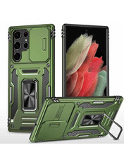 Чохол Camshield Army Ring для Samsung Galaxy S918 S23 Ultra Army Green Army Green (6904812957)