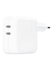 Мережевий зарядний пристрій Apple 35W Dual White Відсутній 2 USB-C (2 USB-C) 35W White 35