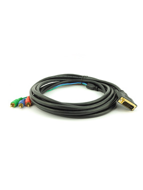 Кабель передачі відео Pino DVI to 3RCA (M) 1,5m Black