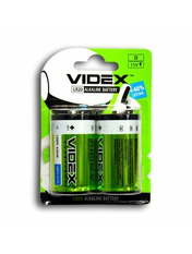 Батарейка Videx D (R20, LR20) Alkaline 2 2шт