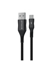 Кабель синхронізації Proove Braided USB to microUSB 20W 1m Black (CCBS20001301)
