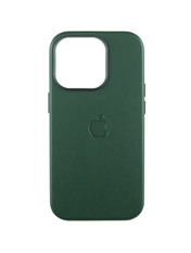 Чохол Leather Case with MagSafe and Animation для Apple iPhone 16 Pro Max Green