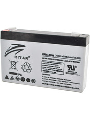 Акумулятор для ДБЖ Ritar AGM HR6-36W 6V 9Ah (HR6-36W)