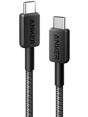 Кабель синхронізації Anker  322Type-C to Type-C Black 1,8 1,8m Black (A8F6G11)