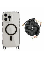 Чохол LanyardCase для Apple iPhone 16 Pro Max Black