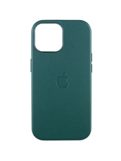 Чохол Leather Case with MagSafe and Animation для Apple iPhone 14 Forest Green