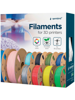 Філамент Gembird PLA 1,75mm 1kg White (3DP-PLA1.75-01-W)