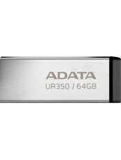 USB накопичувач ADATA UR350 64GB Silver-Black (UR350-64G-RSR/BK) 64 ГБ Silver-Black