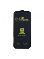 Захисне скло 5D Anti-static для Apple iPhone 12 Pro Max Black (OEM) глянсове OEM Глянсова