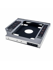 Фрейм-перехідник для ноутбука Grand-X Black (HDC-25C) Black