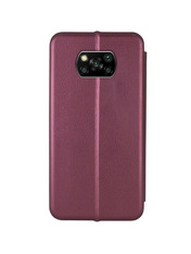 Чохол-книжка Classy для Xiaomi Poco X3/X3 Pro Bordo