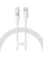 Кабель синхронізації Baseus Gem USB to Type-C White 1 100W 1m White (P10373002211-00)