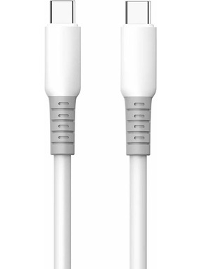 Кабель синхронізації ColorWay Type-C to Type-C 60W 1m White (CW-CBPDCC093-WT)