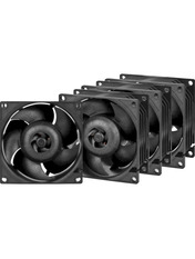 Корпусний вентилятор Arctic S8038-7K PWM 4-Pack Black (ACFAN00292A) Black