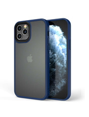 Чохол Metal Buttons для Apple iPhone 13 Pro Max Blue