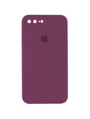 Чохол Silicone Case Full Aquarelle для Apple iPhone 7+/8+ Maroon
