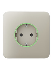 Панель вбудованої розетки Ajax SoloCover for Outlet smart Ivory